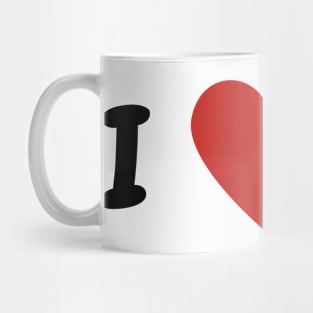 I ♥ u - I love you romantic Mug